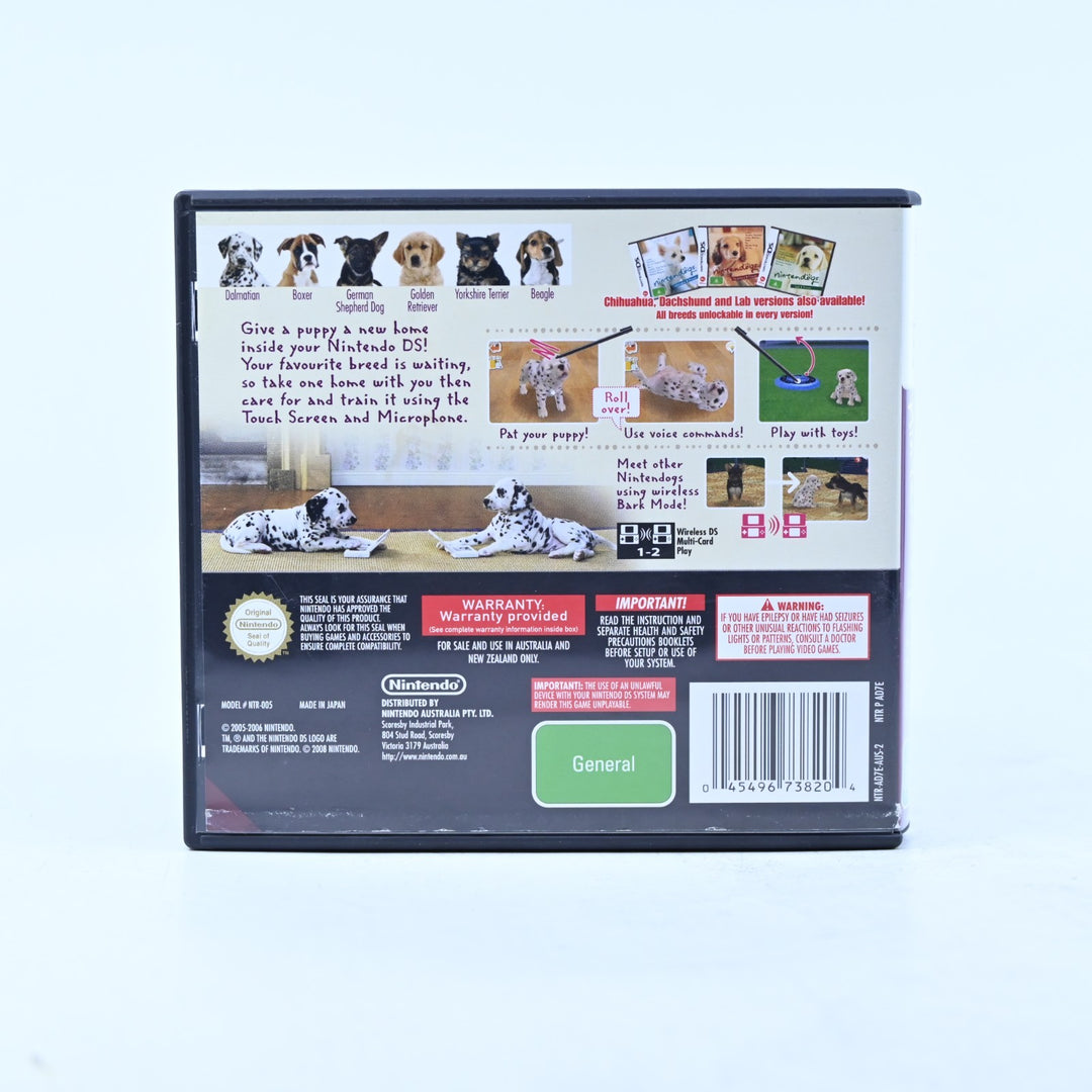 Nintendogs: Dalmatian &amp; Friends - Nintendo DS Game - PAL + Manual - FREE POST!