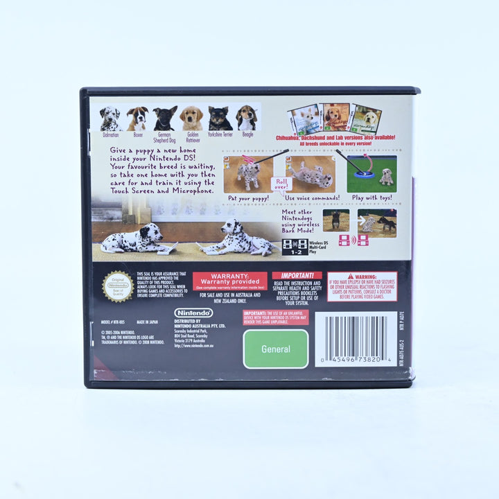 Nintendogs: Dalmatian &amp; Friends - Nintendo DS Game - PAL + Manual - FREE POST!