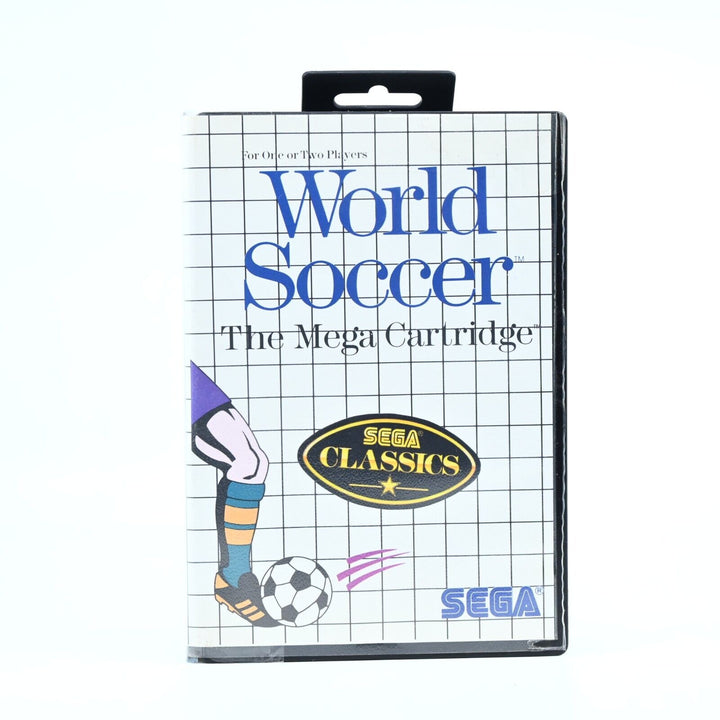 World Soccer - Sega Master System Game + Manual - PAL - FREE POST!