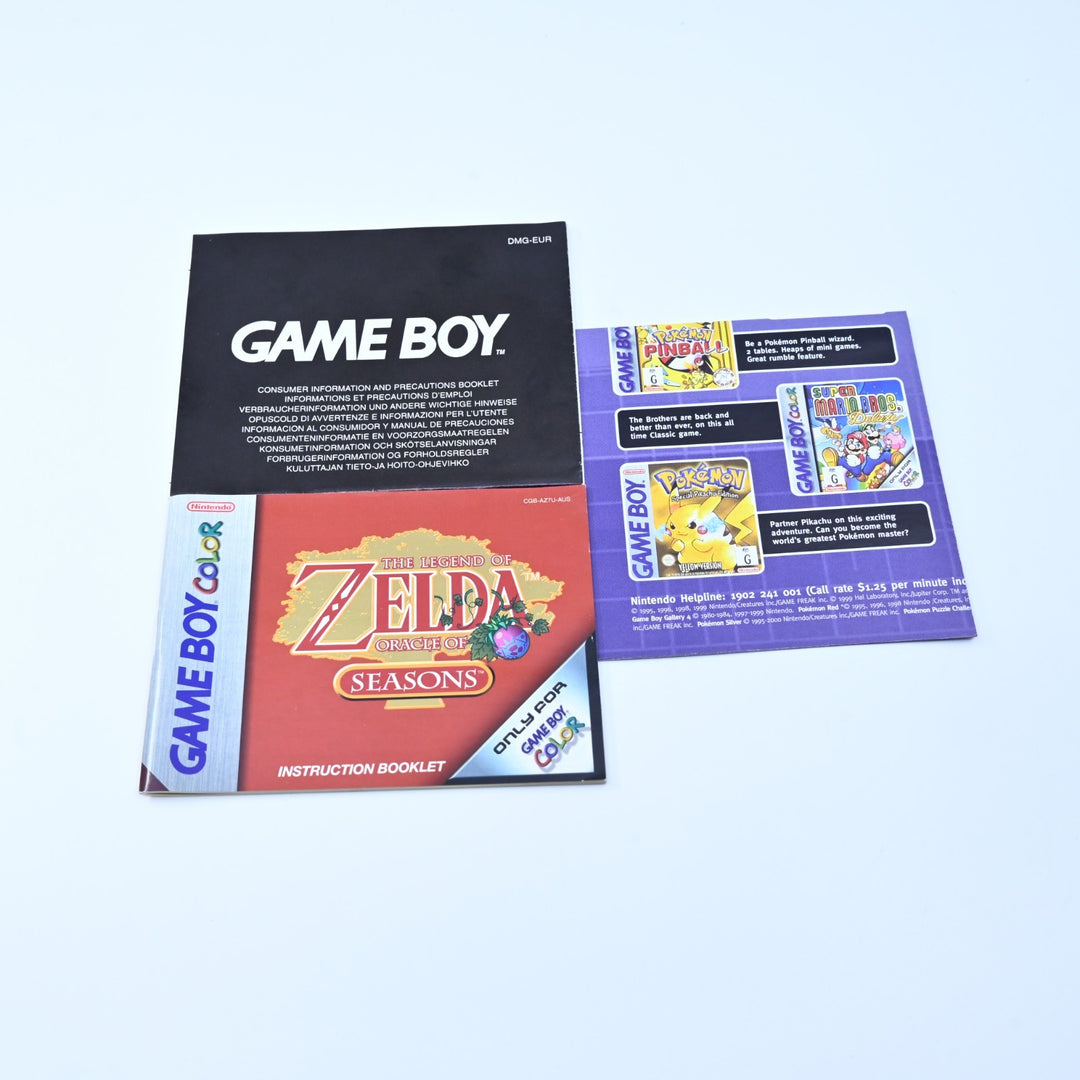 The Legend of Zelda: Oracle of Seasons - Nintendo Gameboy Color Boxed Game