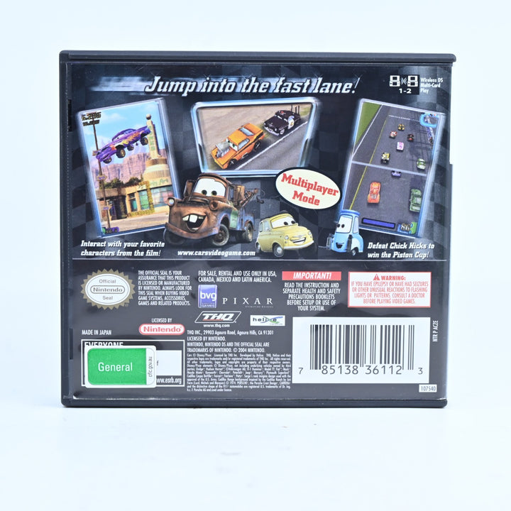 Disney Pixar's Cars - Nintendo DS Game - PAL + Manual - FREE POST!