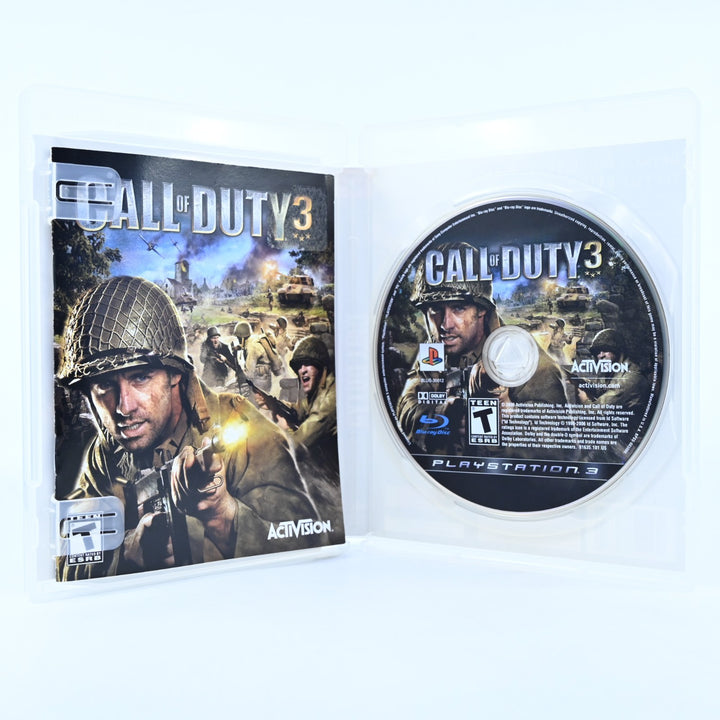 Call of Duty 3 - Sony Playstation 3 / PS3 Game + Manual