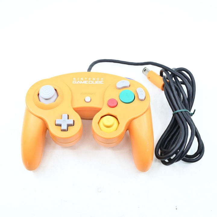 Official Spice Orange Gamecube Controller - Nintendo Gamecube Accessory