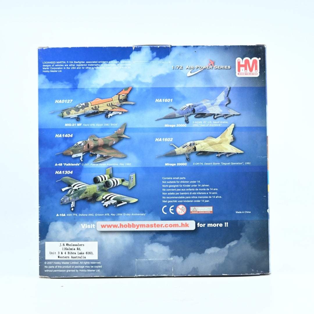 Hobby Master 1:72 F-104G Starfighter German Air Force HA1008 - Die Cast Plane