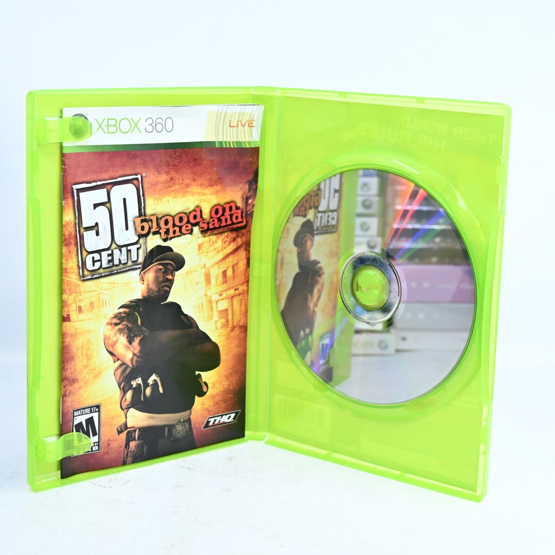 50 Cent: Blood on The Sand - Xbox 360 Game + Manual - REGION FREE - MINT DISC!