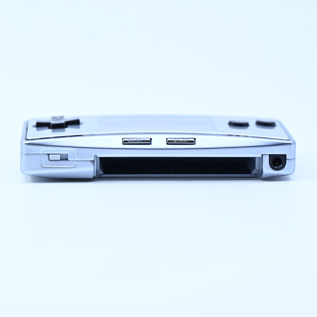 UNUSED! Silver Gameboy Micro - Nintendo Gameboy Micro Boxed Console