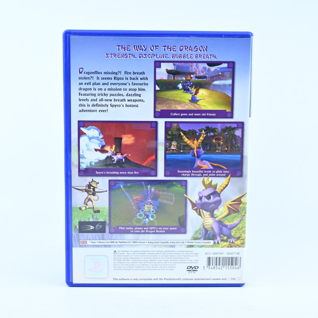 Spyro: Enter the Dragonfly - Playstation 2 / PS2 Game + Manual