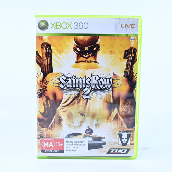 Saints Row 2 - Xbox 360 Game + Manual - PAL - MINT DISC!