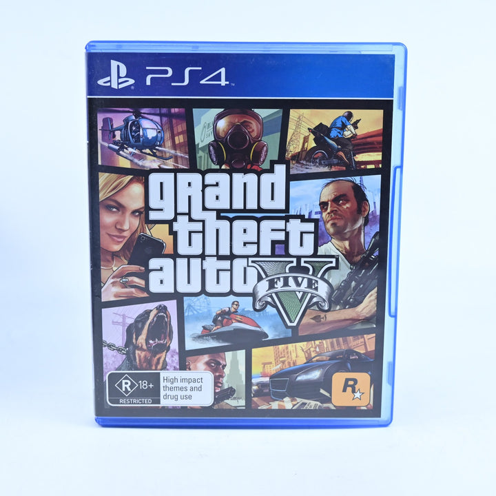 Grand Theft Auto V - Sony Playstation 4 / PS4 Game + Manual - FREE POST!