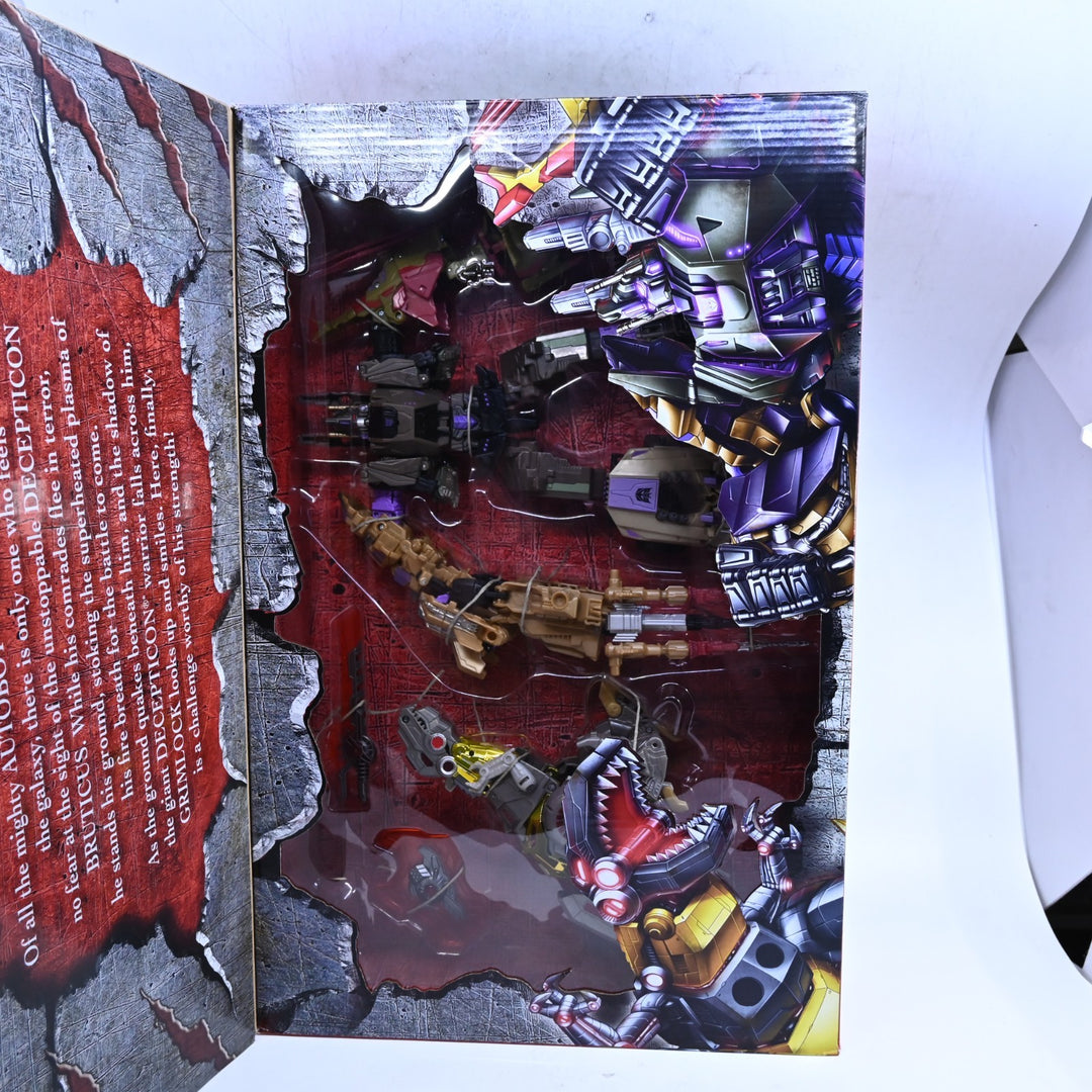 SEALED! Grimlock vs. Bruticus - Platinum Edition - Transformers Toy