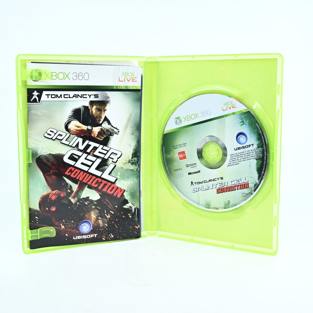 Tom Clancy's Splinter Cell: Conviction - Xbox 360 Game + Manual - PAL