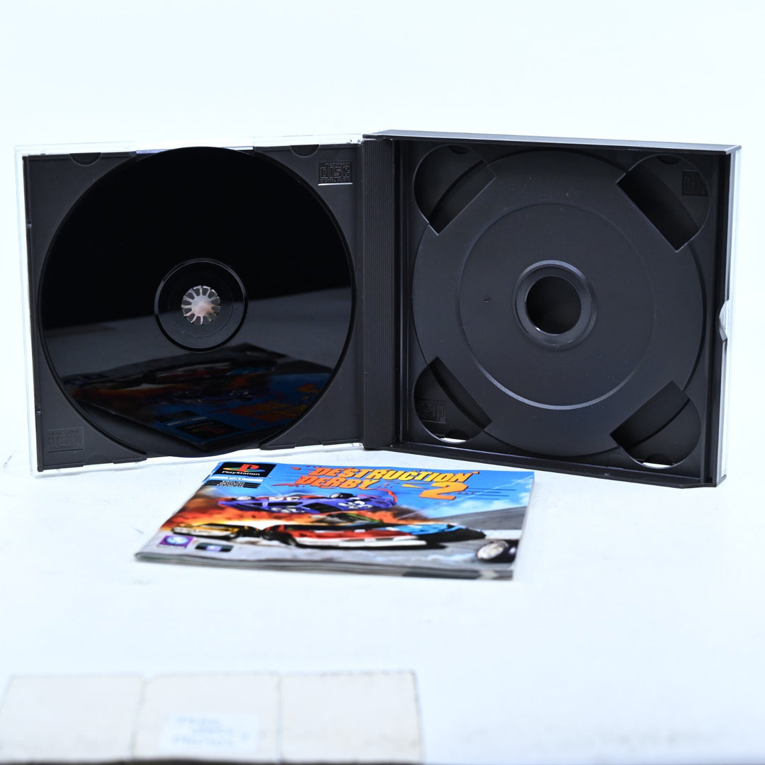 Destruction Derby 2 - Sony Playstation 1 / PS1 Game + Manual - PAL - MINT DISC!