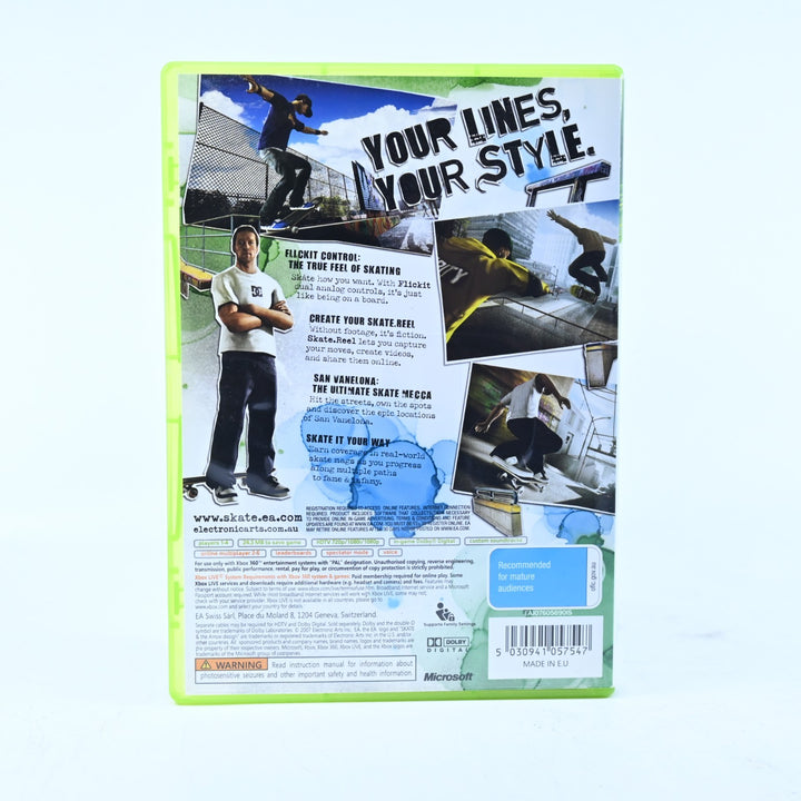 Skate - Xbox 360 Game + Manual - PAL - MINT DISC!