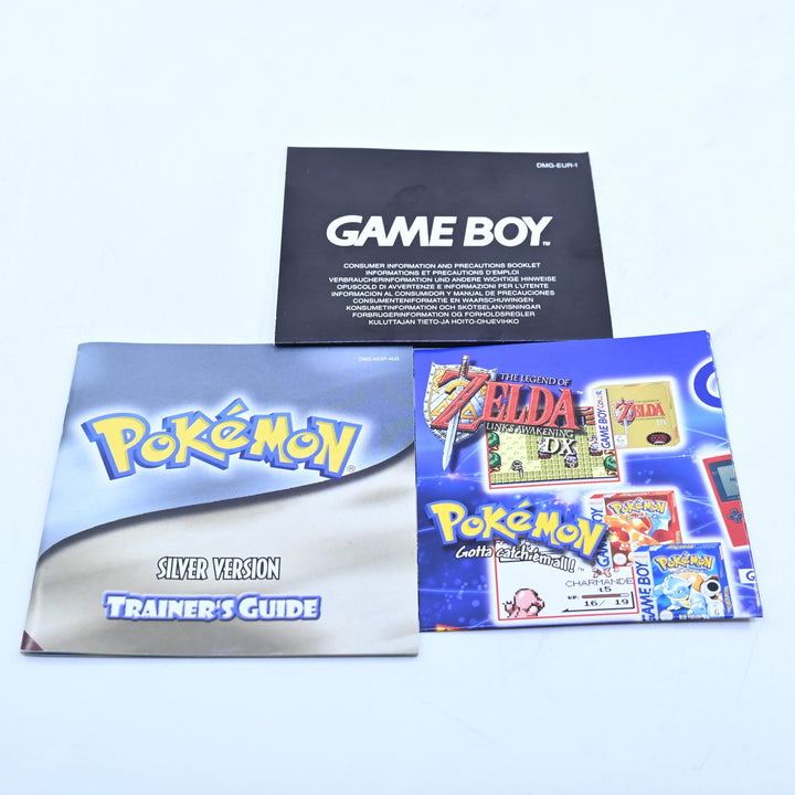 Pokemon Silver Version - Nintendo Gameboy Color Boxed Game - PAL - NEW BATTERY!