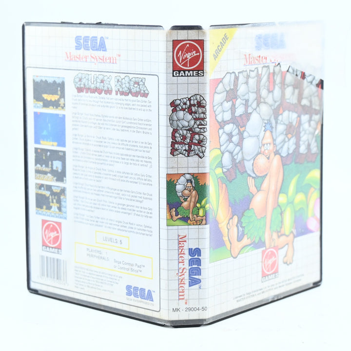 Chuck Rock - Sega Master System Game - No Manual - PAL - FREE POST!