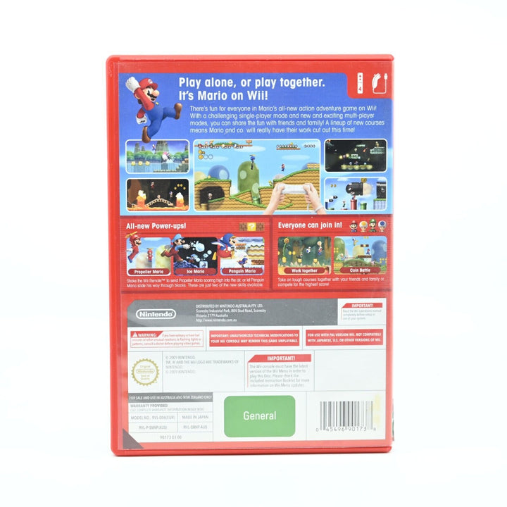 New Super Mario Bros. Wii #2 - Nintendo Wii Game - PAL - FREE POST!