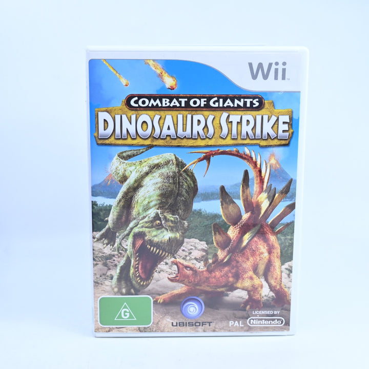 Combat of Giants: Dinosaurs Strike - Nintendo Wii Game + Manual - PAL