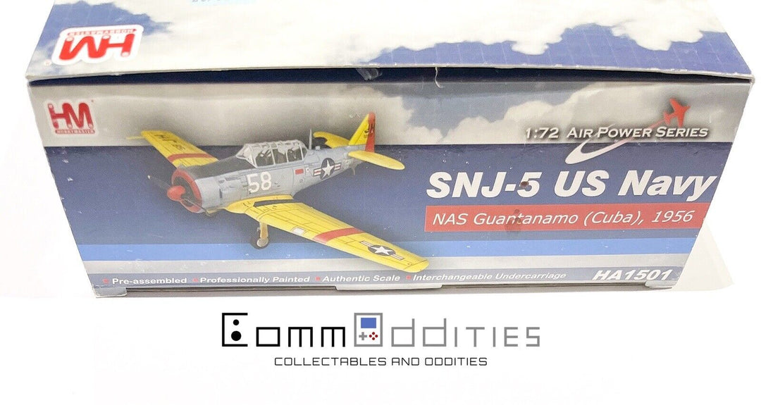 Hobbymaster HA1501 1:72 SNJ-5 US Navy NAS Guantanamo (Cuba) 1956 VGC Plane