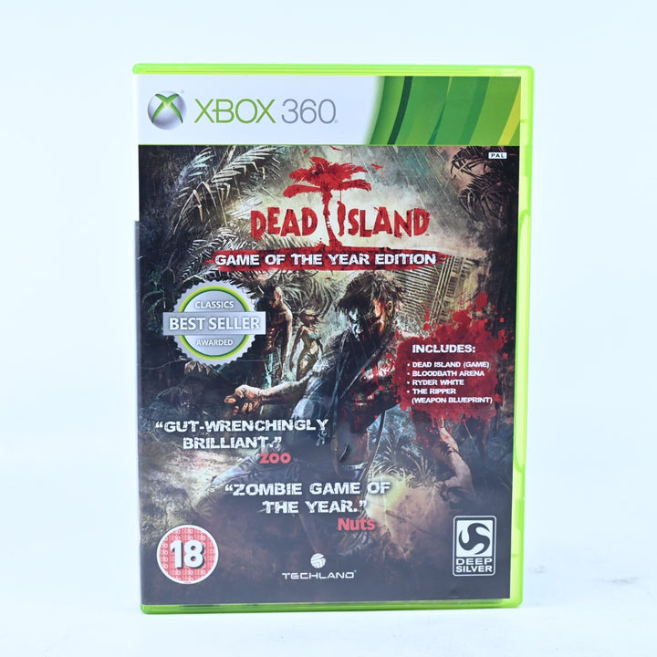 Dead Island Game of the Year Edition - Xbox 360 Game + Manual - PAL - MINT DISC!