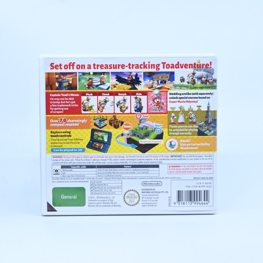 Captain Toad: Treasure Tracker - Nintendo 3DS Game - PAL - FREE POST!