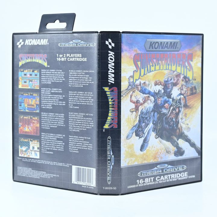 Sunset Riders + Manual - Sega Mega Drive Game - PAL - FREE POST!