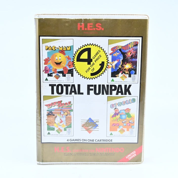 Total Funpak - Piggy Back Cartridge - H.E.S / NES Game - PAL