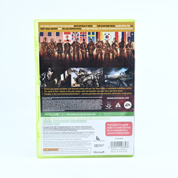 Medal of Honor: Warfighter Limited Edition - Xbox 360 Game + Manual - PAL