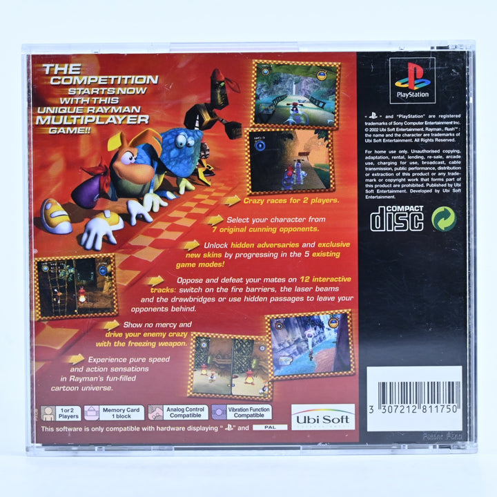 Rayman Rush - Sony Playstation 1 / PS1 Game + Manual - PAL