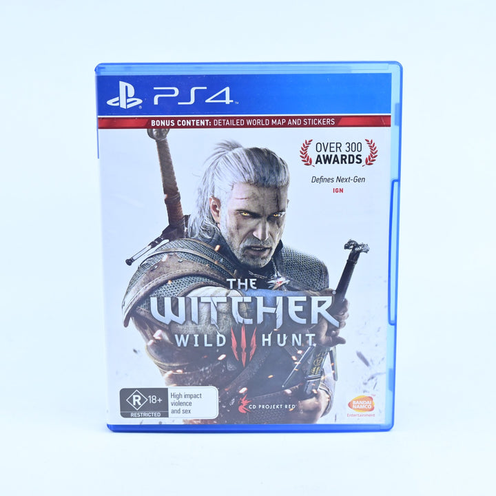 The Witcher 3: Wild Hunt - Sony Playstation 4 / PS4 Game + Map - MINT DISC!
