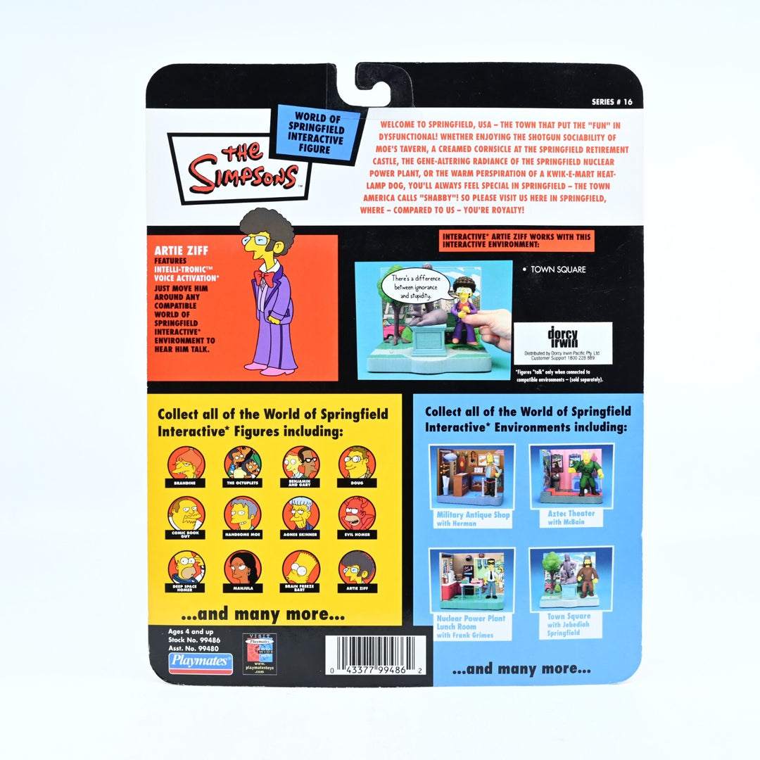 Artie Ziff - Simpsons Intelli-Tronic Voice Activation Toy - Playmates