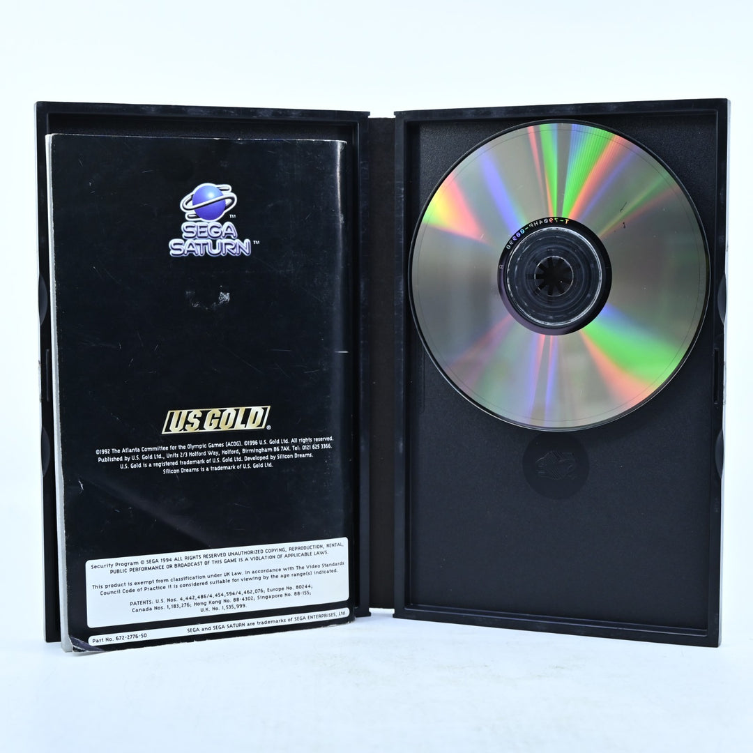 Olympic Soccer - Sega Saturn Game + Manual - PAL - MINT DISC!