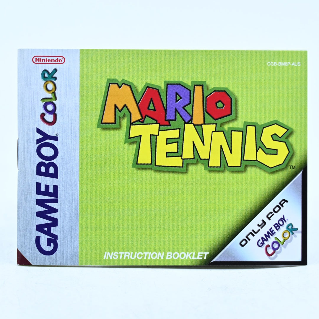 Mario Tennis - Nintendo Gameboy Color Boxed Game - PAL - FREE POST!