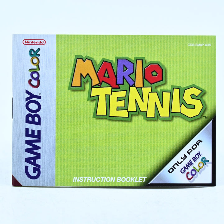 Mario Tennis - Nintendo Gameboy Color Boxed Game - PAL - FREE POST!