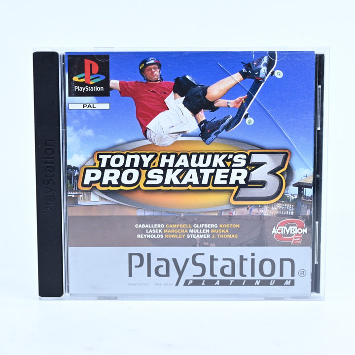 Tony Hawk's Pro Skater 3 - Sony Playstation 1 / PS1 Game + Manual - PAL