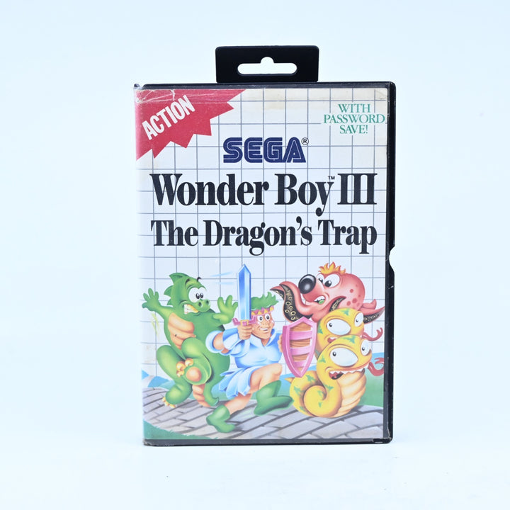 Wonder Boy III: The Dragon's Trap - Sega Master System Game - No Manual - PAL