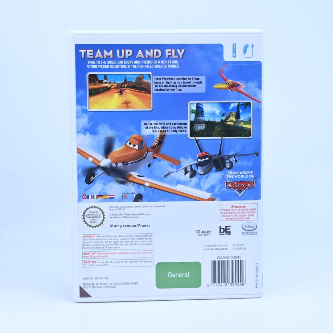 Disney Planes - Nintendo Wii Game + Manual - PAL - MINT DISC!