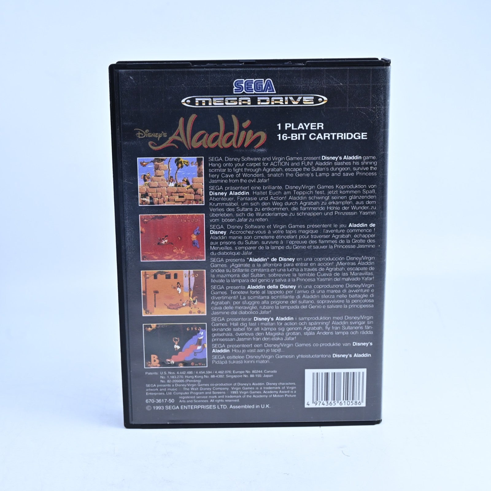 Disney's Aladdin - Sega Mega Drive Game + Manual - PAL - FREE POST ...