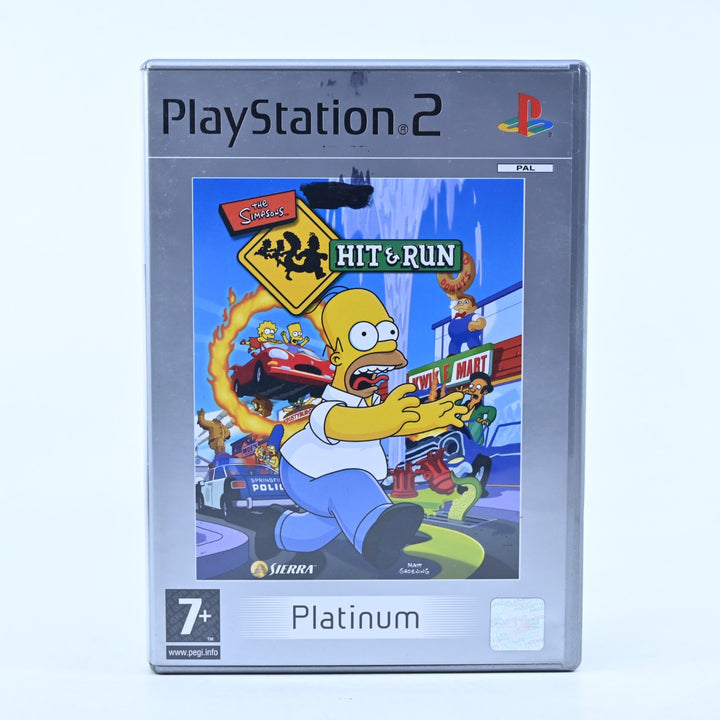 The Simpsons Hit & Run - PS2 Game + Manual - PAL - MINT DISC!
