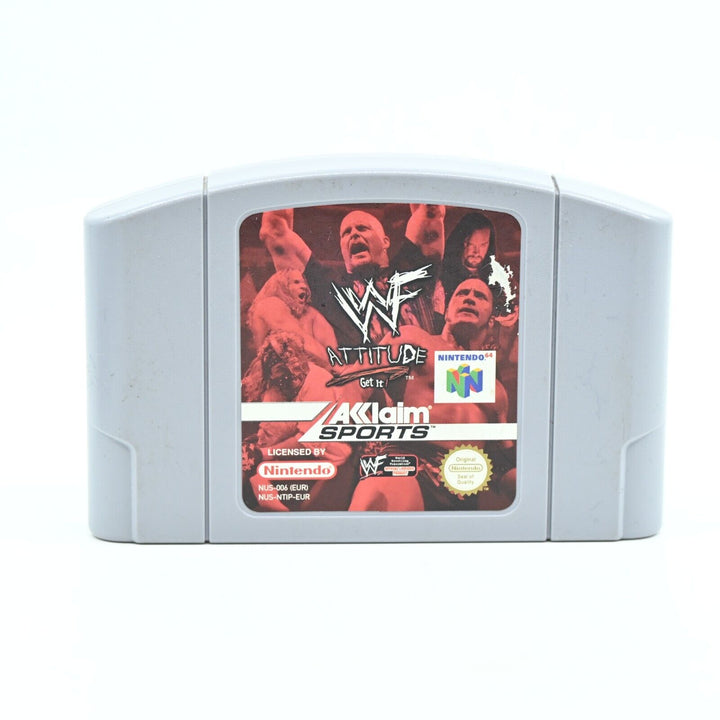 WWF Attitude - N64 / Nintendo 64 Game - PAL - FREE POST!