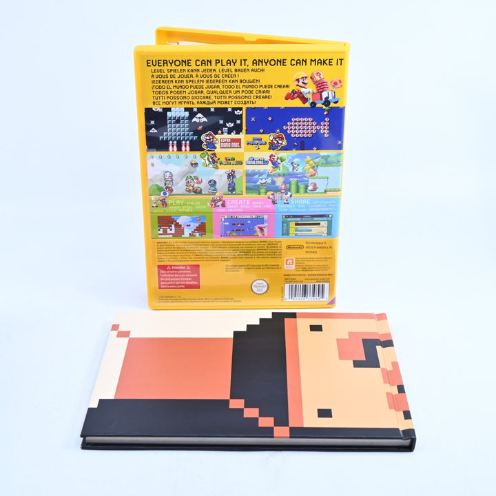 Super Mario Maker - Nintendo Wii U Game + Artbook - PAL - FREE POST!