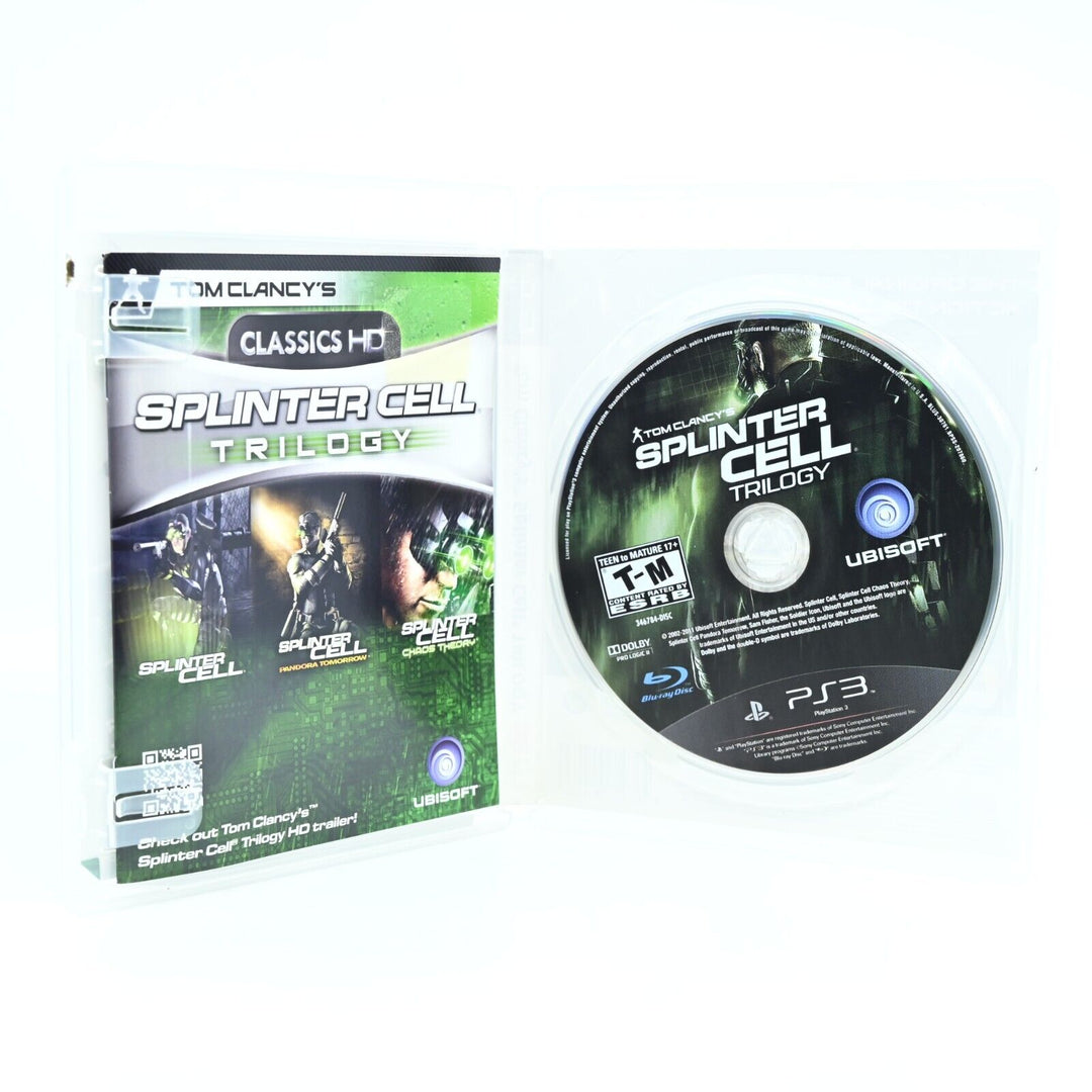 Tom Clancy's Splinter Cell: Trilogy - Sony Playstation 3 / PS3 Game + Manual