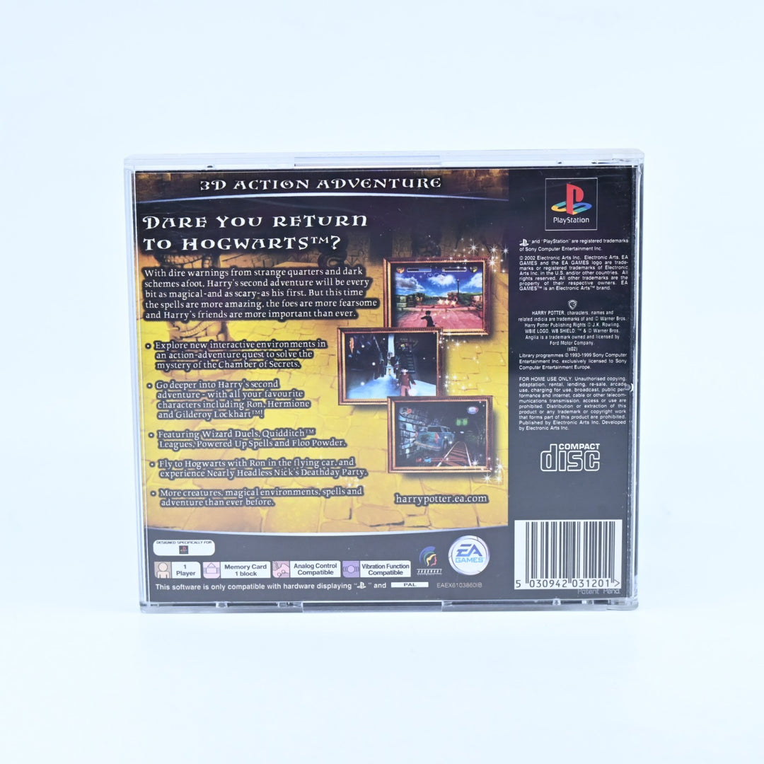 Harry Potter and the Chamber of Secrets - Sony PS1 Game + Manual - MINT DISC!
