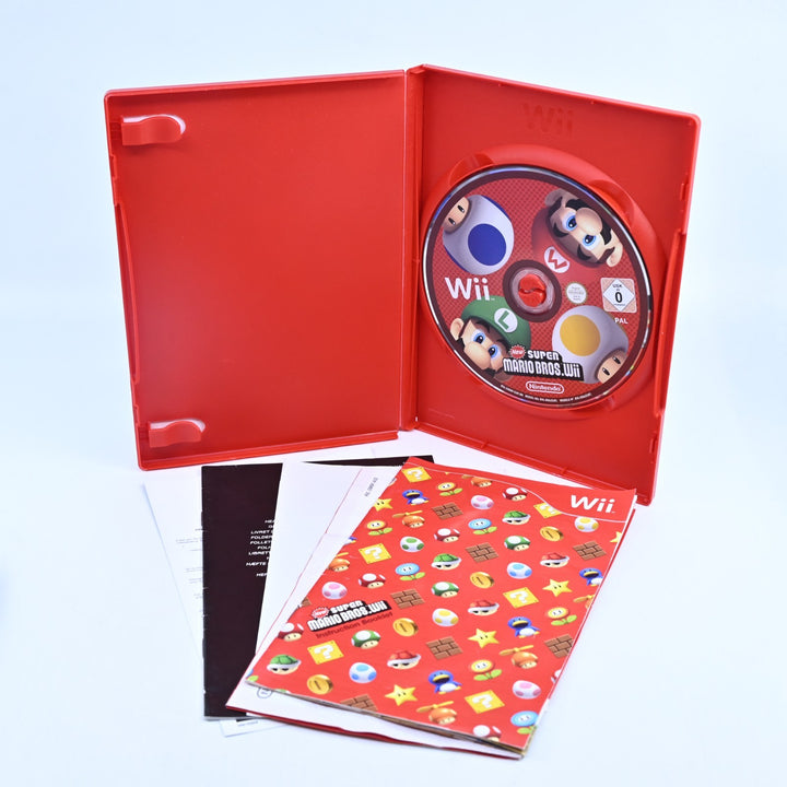 New Super Mario Bros. Wii - Nintendo Wii Game + Manual - PAL - MINT DISC!