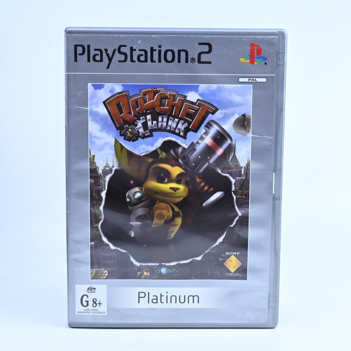 Ratchet & Clank - Sony Playstation 2 / PS2 Game + Manual - PAL