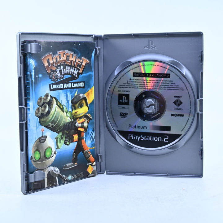 Ratchet & Clank 2: Locked and Loaded - Sony Playstation 2 / PS2 Game + Manual