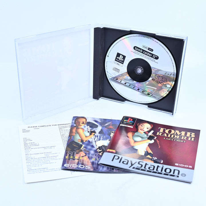 Tomb Raider II - Sony Playstation 1 / PS1 Game + Manual - PAL - MINT DISC!