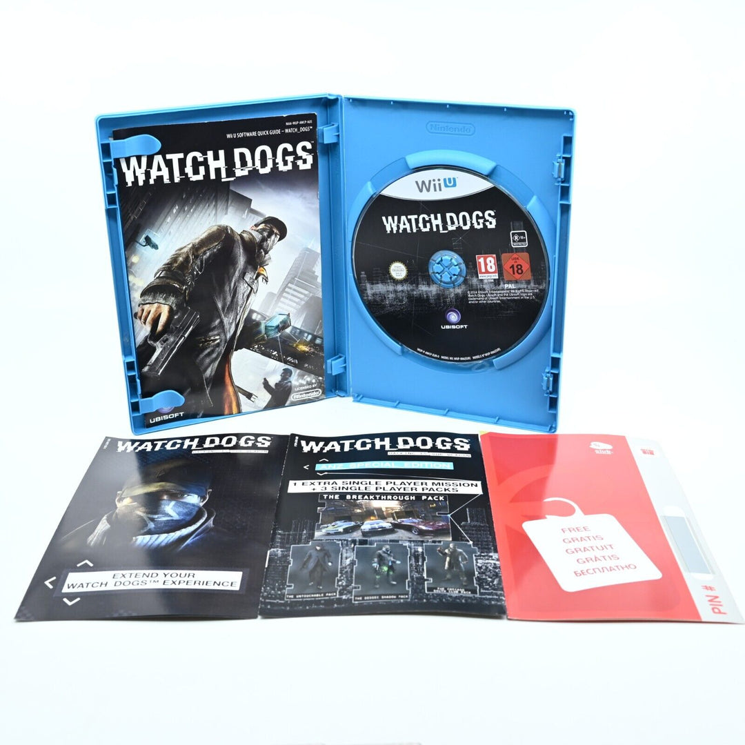 Watch Dogs - ANZ Special Edition - Nintendo Wii U Game - PAL - FREE POST!