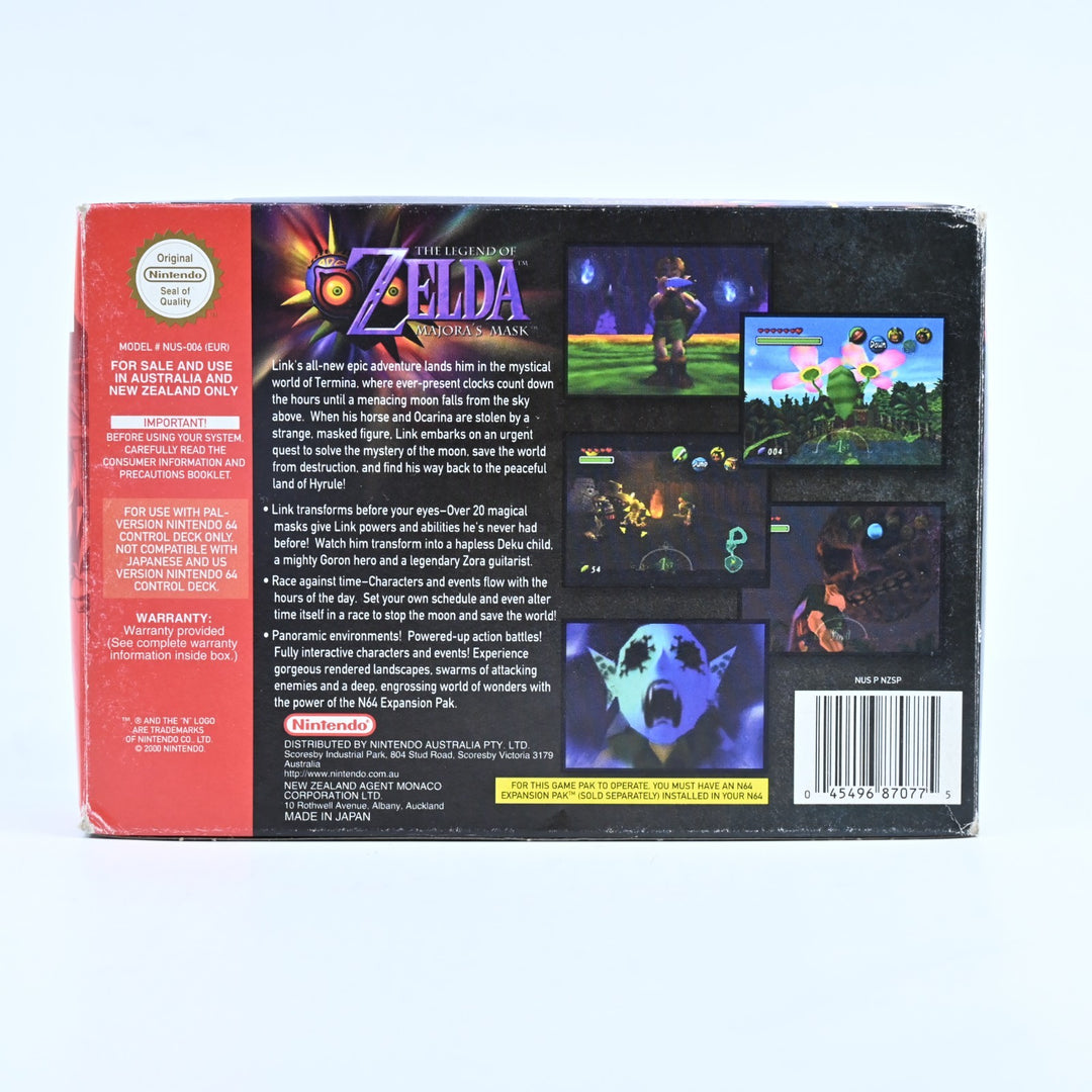 The Legend of Zelda: Majora's Mask - N64 / Nintendo 64 Boxed Game - PAL