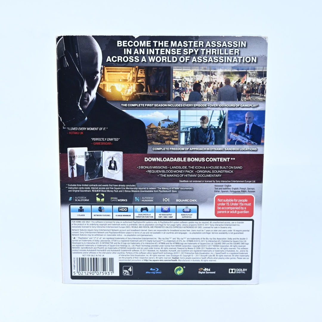 Hitman Steelbook Edition The Complete First Season Sony Playstation 4 PS4 Game