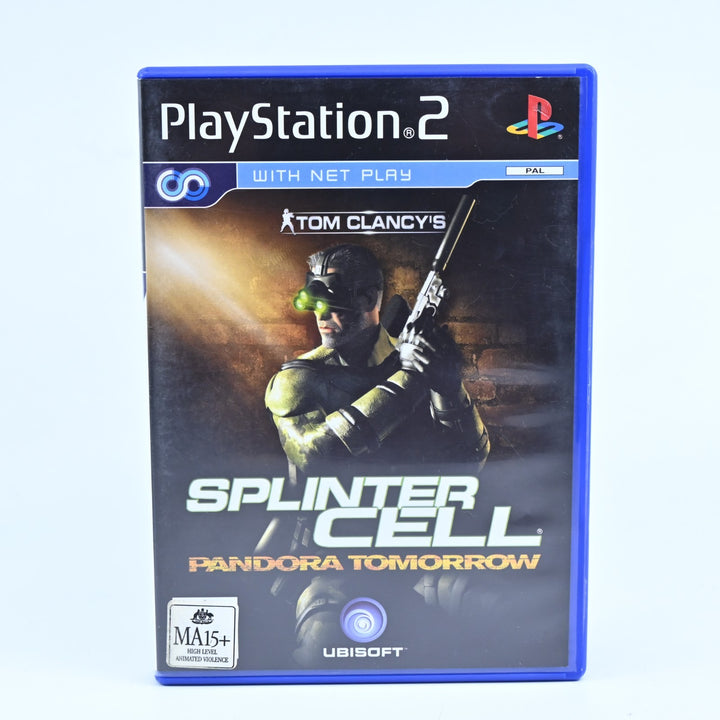 Splinter Cell: Pandora Tomorrow - Sony Playstation 2 / PS2 Game + Manual - PAL